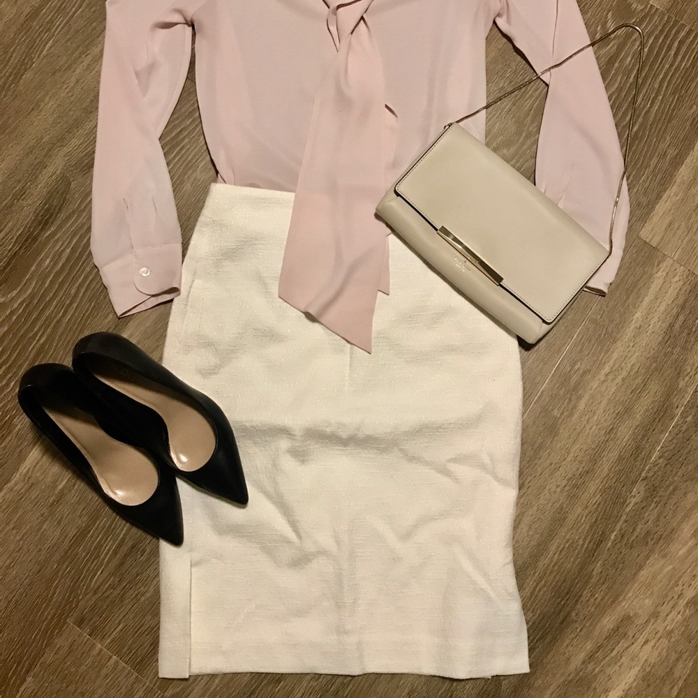 NWT! Loft white skirt (size 00)